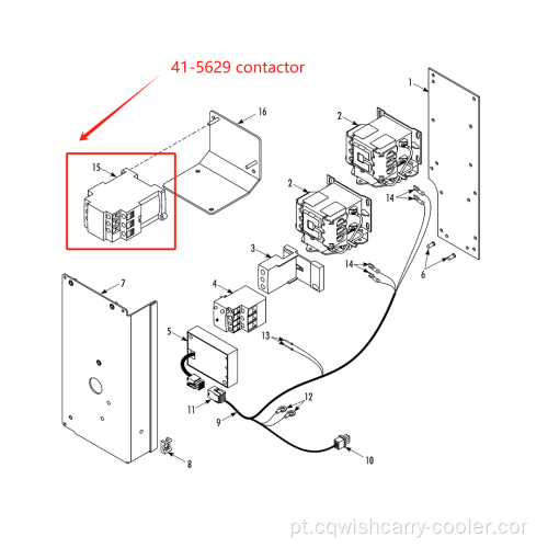 Thermo King AC Contactor 415629 As partes alternativas